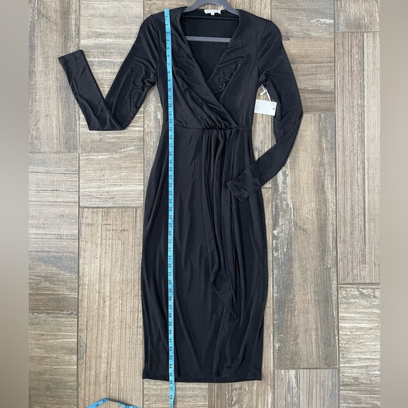 Good American SHIMMER WRAP DRESS size 1 small - Picture 9 of 11